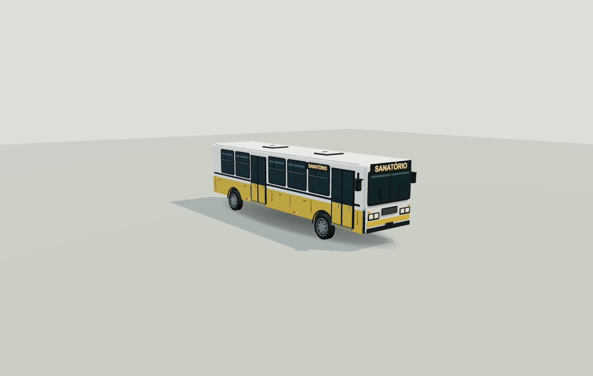 O ônibus ganha presença. — antes